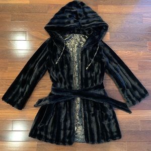Iman faux fur reversible jacket (size M)
